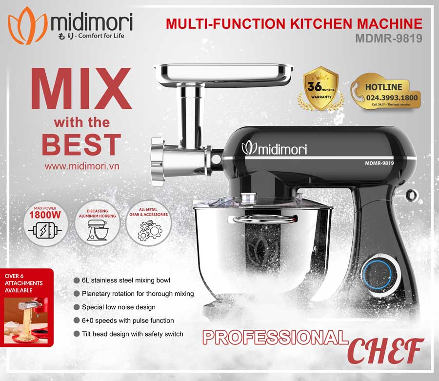 Kinh nghiệm mua máy trộn bột làm bánh gato cho người mới bắt đầu