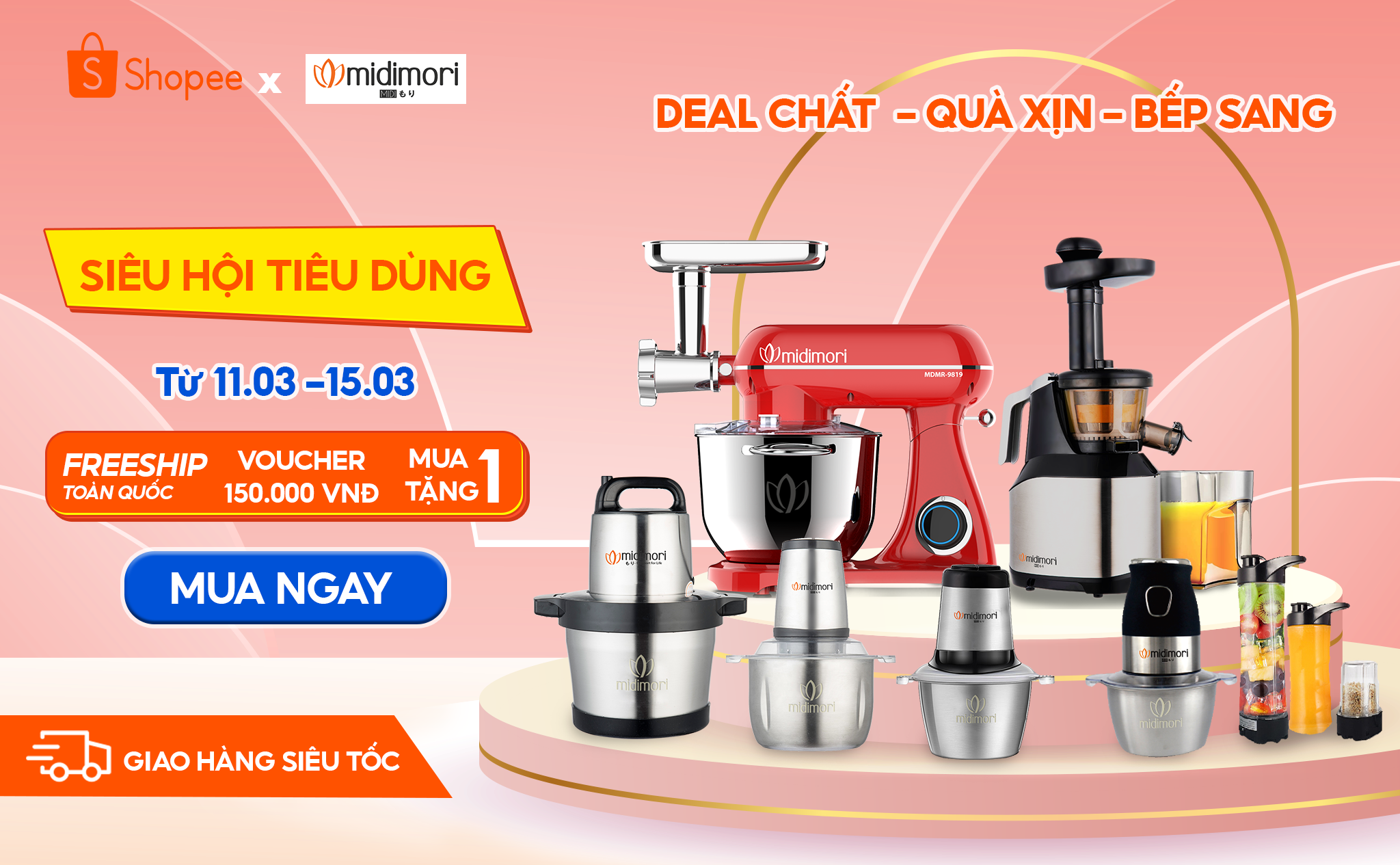 Máy xay thịt MDMR-1200w những ưu điểm vượt trội cho dòng máy xay gia đình