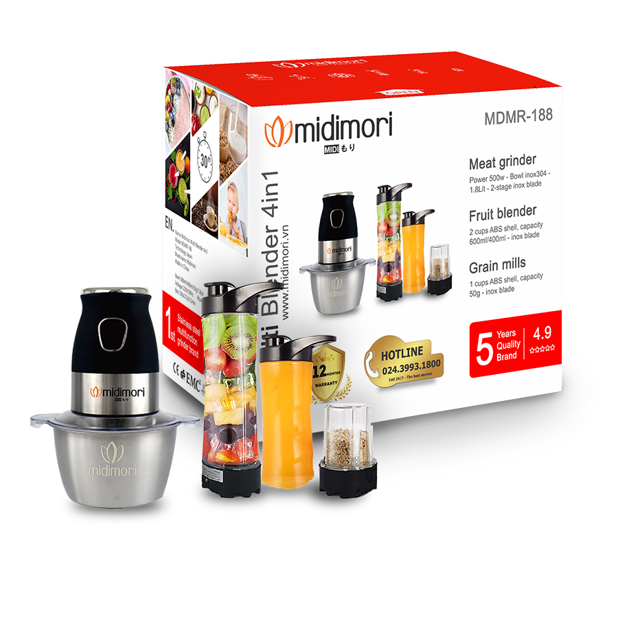 Mua máy xay Midimori MDMR-188 (500W) giá bao nhiêu?
